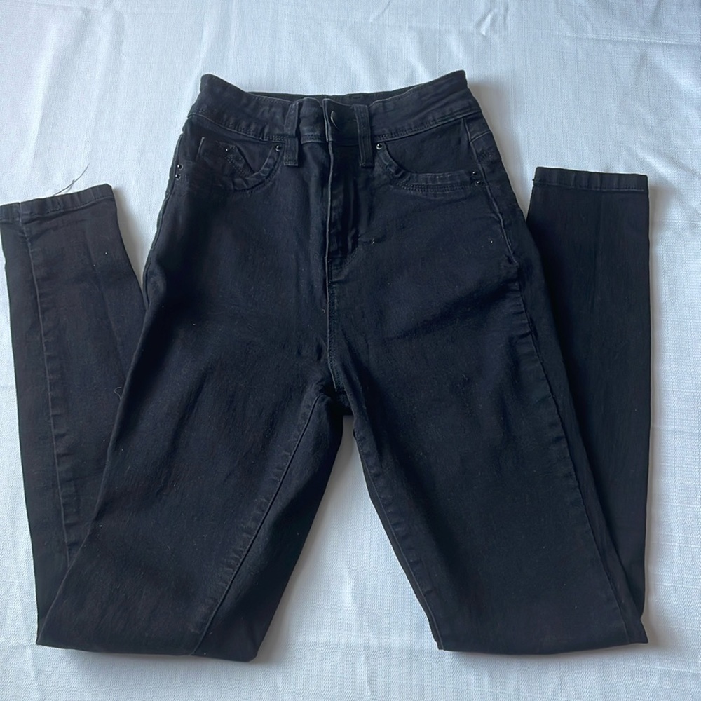 Fashion Nova  Skinny Black Jeans